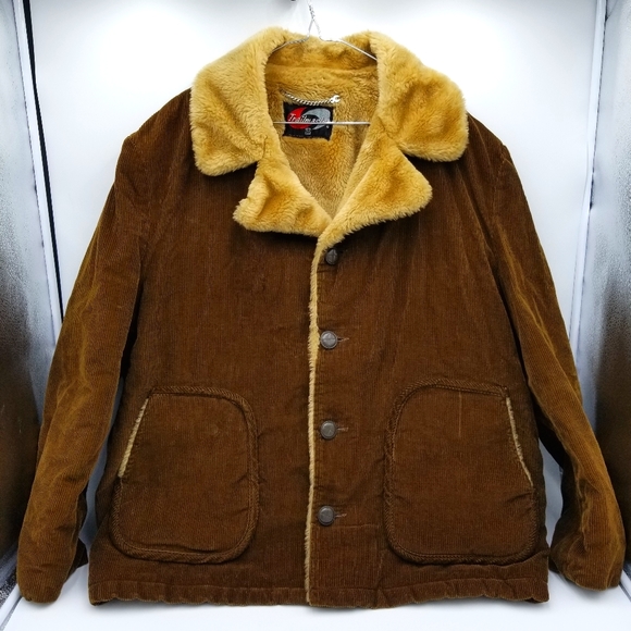 Trailmaster Vintage Corduroy Jacket Men 